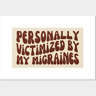 Migraine | Retro Chronic Illness | Chronically Ill Posters and Art